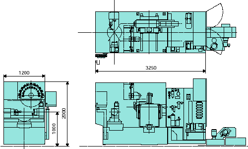 Machine dimensions